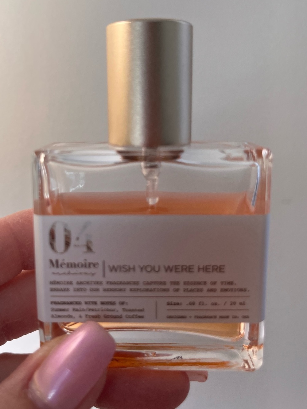 Wish You Were Here by Memoire Archives, 20 mL EDP midi size Spray